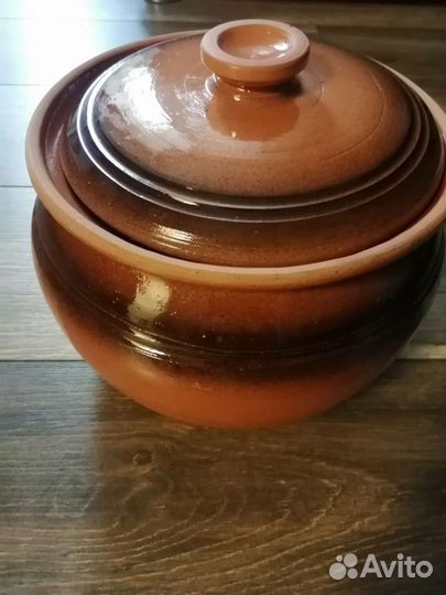 Горшок для запекания большой бу