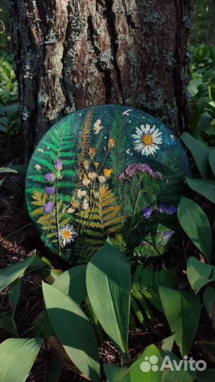 Картина акрилом на холсте