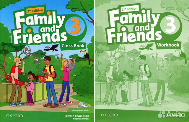 Family and friends 3 class book.