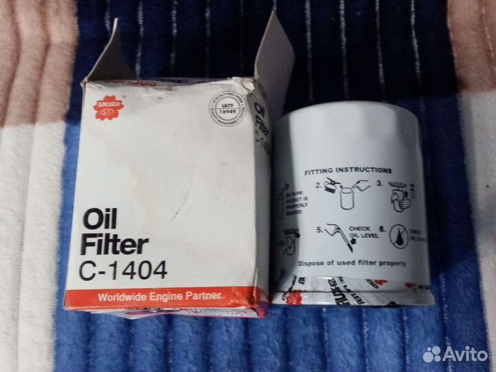 Фильтр масляный sakura C-1404