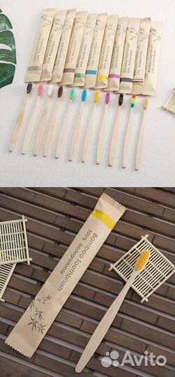 Новые бамбуковые зубные щетки