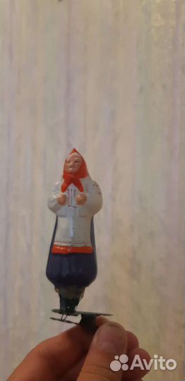 Стеклянные ёлочные игрушки СССР