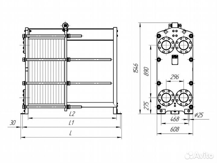 Пластинчатые теплообменники астера S41 (аналог)