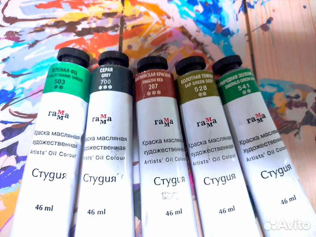 Краски маслянные 