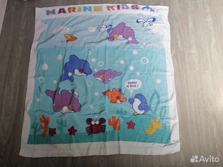 Простынь махровая 100*105, б/у