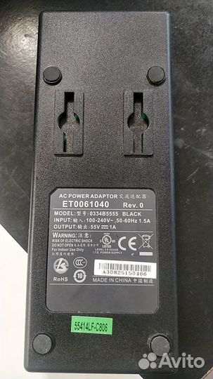 Блок питания POE ET0061040 выход 55 В 1A 0334B5555