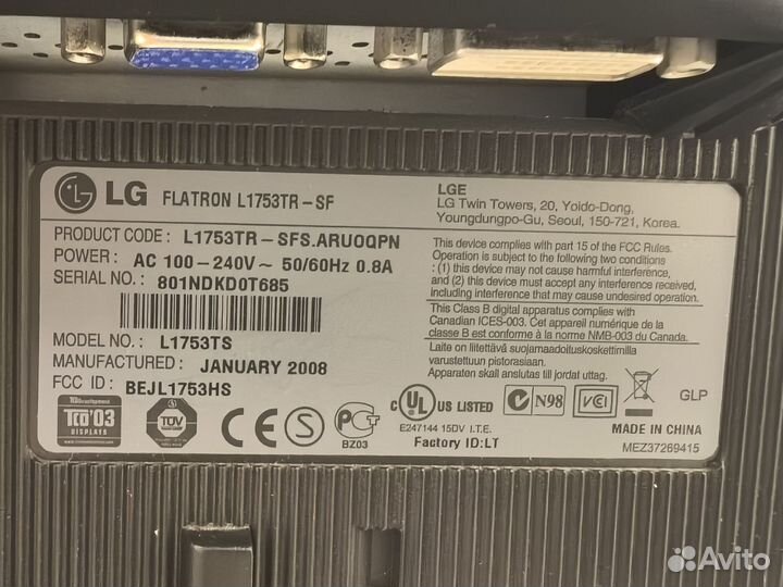 Мониторы LG и ViewSonic