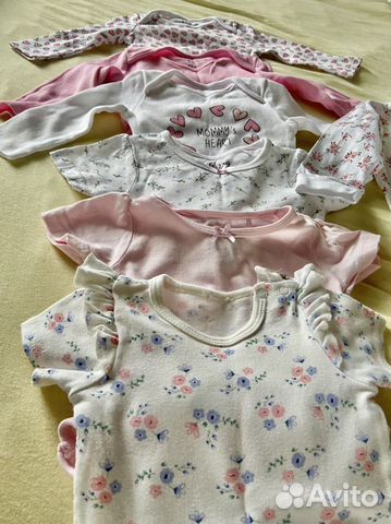 Боди, слипы на девочку 56,62,68