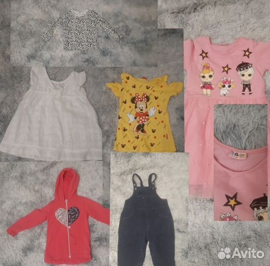 Одежда для девочки 2-3 лет пакетом