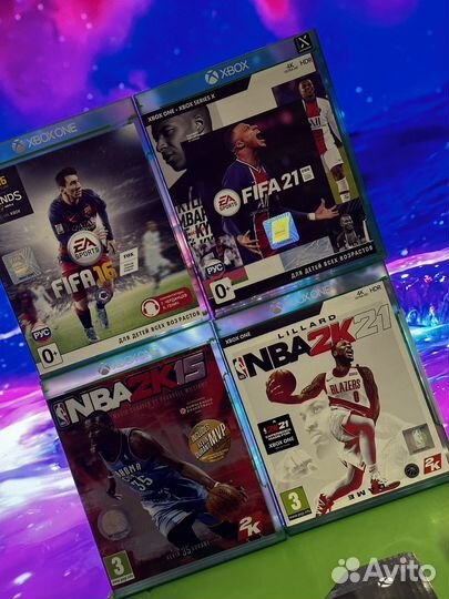 Игры на Xbox one (16 дисков)