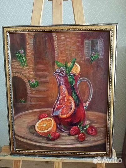 Картина маслом на холсте натюрморт
