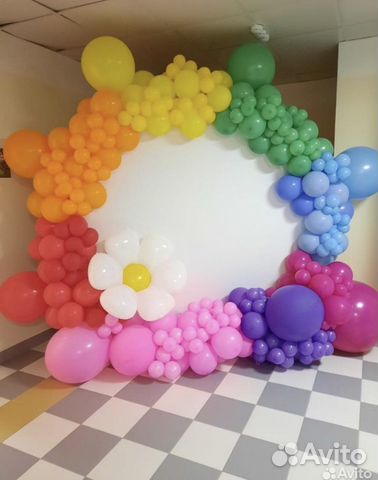 Арка, оформление воздушными шарами