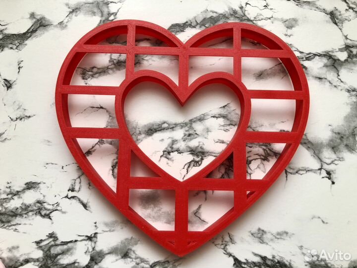 Форма для вырубки торта Сердце 25см