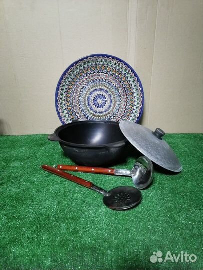 Kазaн чугунный 4 литpa