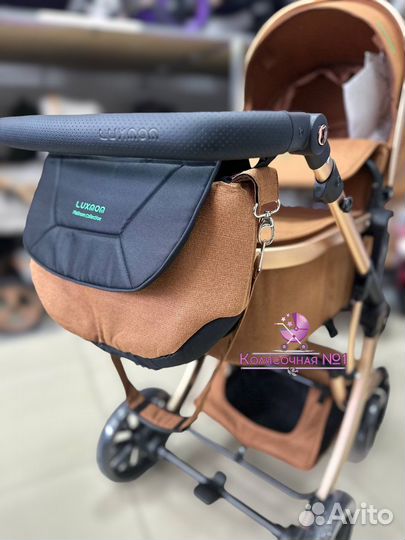 Коляска luxmom 601A 3в1