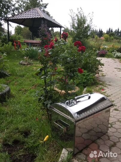 Коптильня горячего копчения 2мм Нержавейка