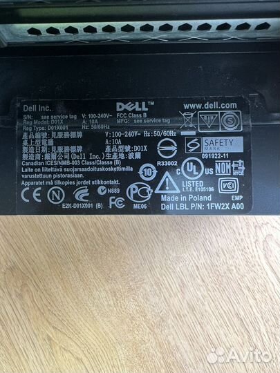 Системный блок dell D01X