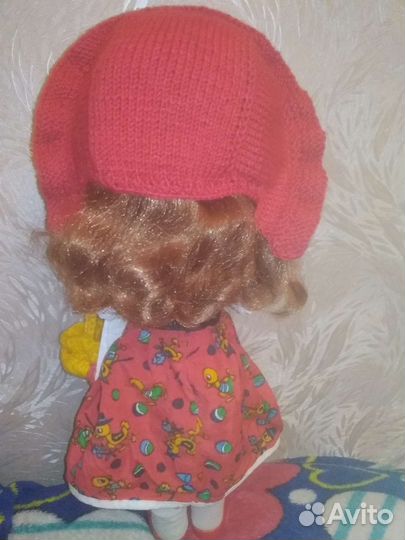 Кукла СССР - Саратовская Красная Шапочка 37см