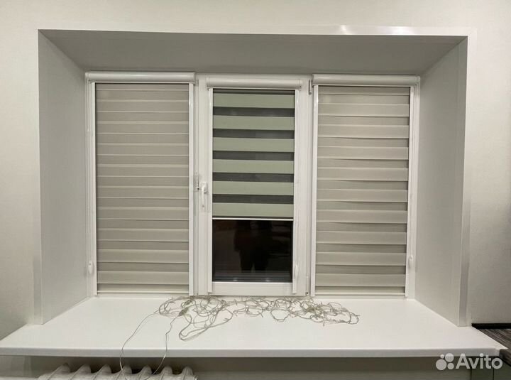 Рулонные шторы день, ночь