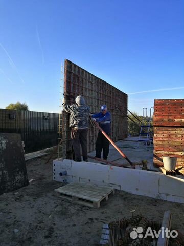 Аренда опалубки фундамента, стен, перекрытий