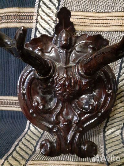 Вешалка ретро настенная Рога