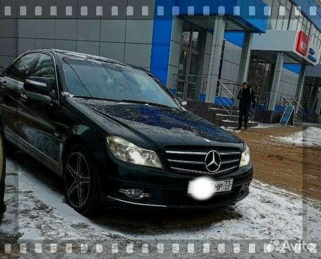 Реснички на фары для Mercedes-Benz W 204