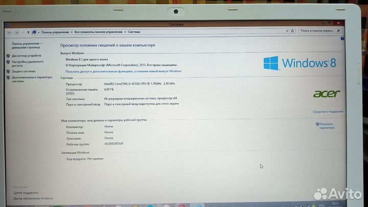 Ноутбук Acer v3-572g-50wm
