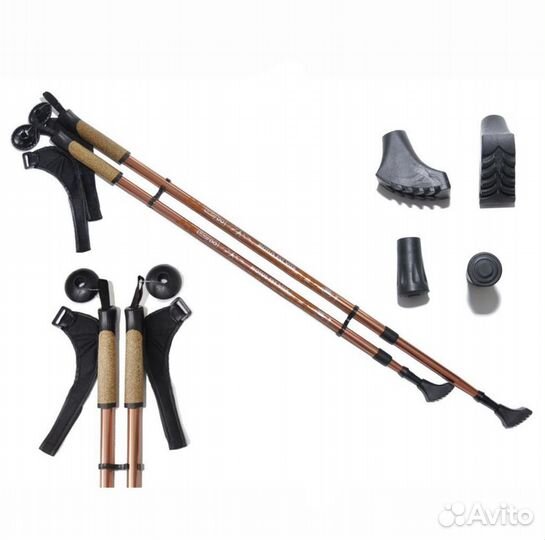 Палки новые разные для скандинавской ходьбы