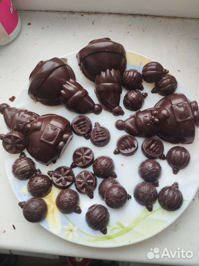 Новогодние Формы Вальрона для шоколада