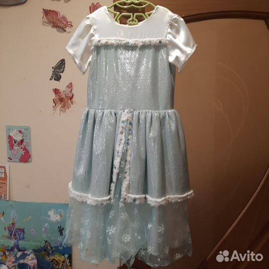 Платье снегурочки для девочки