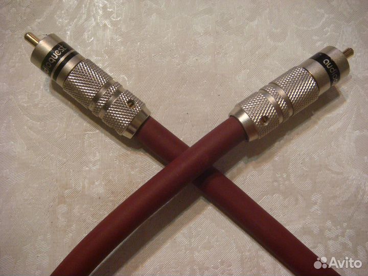 Аудио кабель AudioQuest Ruby RCA 1.0 м