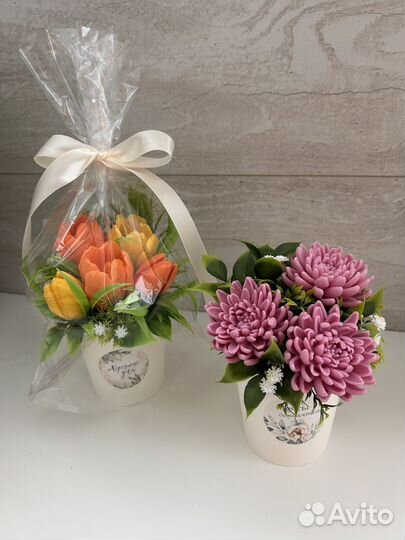 Букеты из мыла