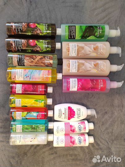 Avon гель пена мыло спрей для тела