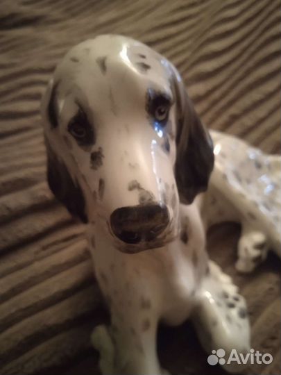 Фарфоровая статуэтка собака Сеттер Песочное торг