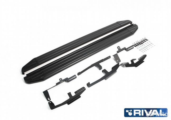 Пороги-подножки Mazda CX-5 2017. Premium-Black