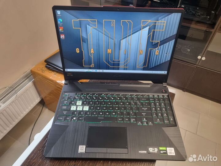 Asus TUF Gaming FX506LH (I5 10200 / 1650 / 144гц)
