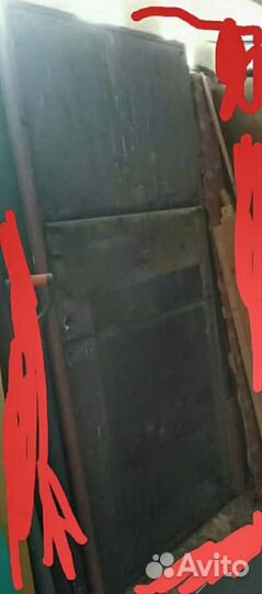 Дверь стальная без коробки бу