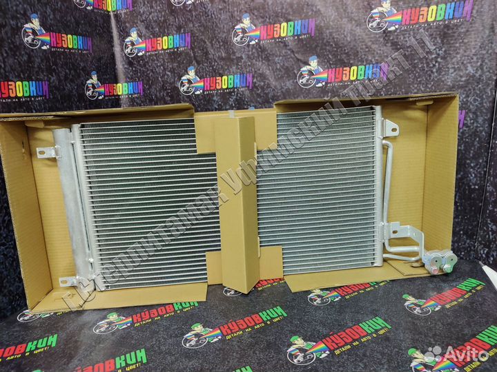 Радиатор кондиционера поло polo fabia 2 rapid new