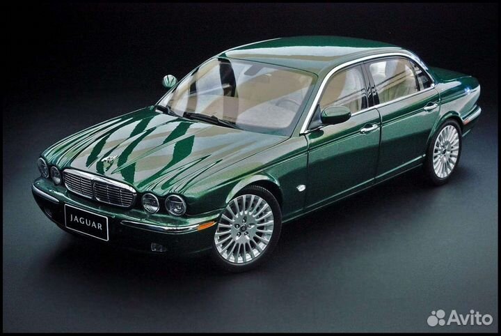 Jaguar XJ 6 X 350 Racing Green, 1/18, Almost Real