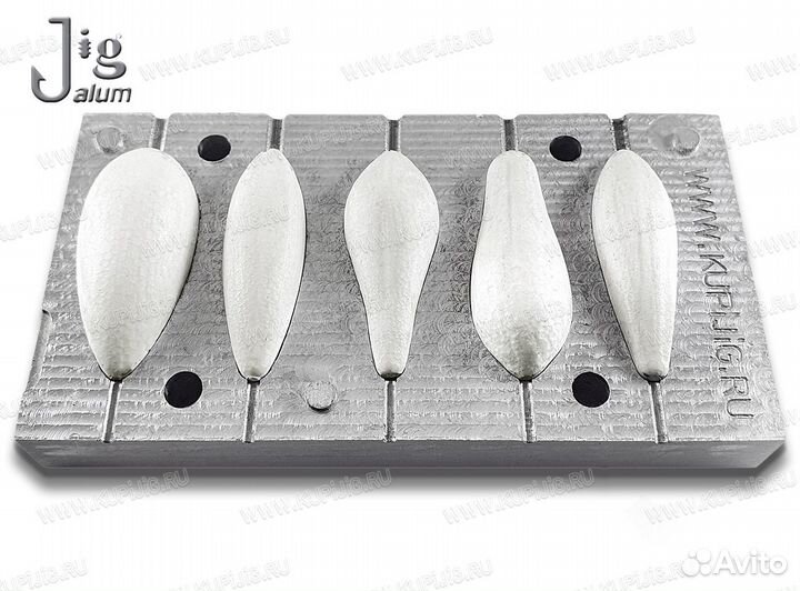 Форма для изготовления набора поплавков 45 мм