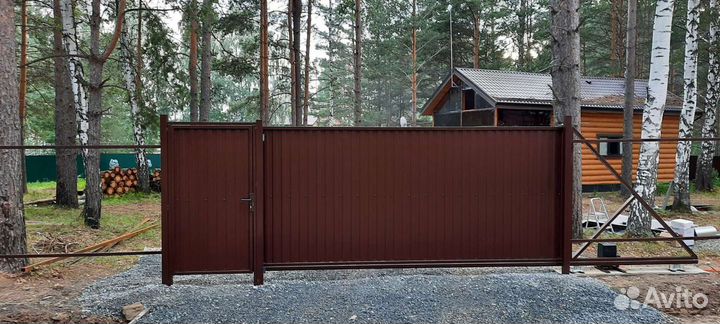 Монтаж секционный ворот