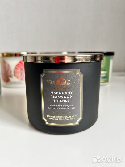 Свеча трехфитильная Bath and body works