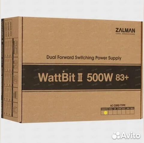 Блок питания zalman Wattbit II 500W