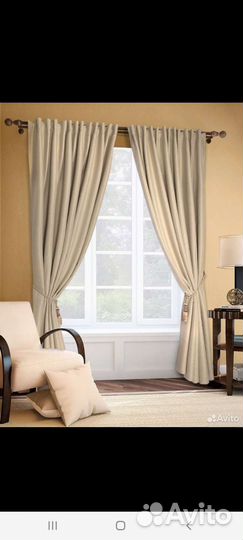 Шторы блэкаут рогожка