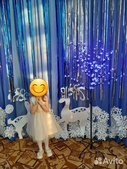 Нарядное платье для девочки 110 116