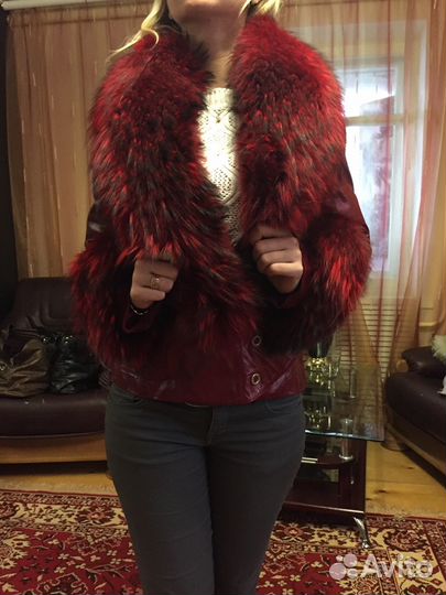 Куртка кожаная