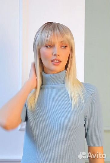 Парик новый холодный блонд