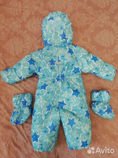 Зимний комбинезон-транформер Barkito р-р 68