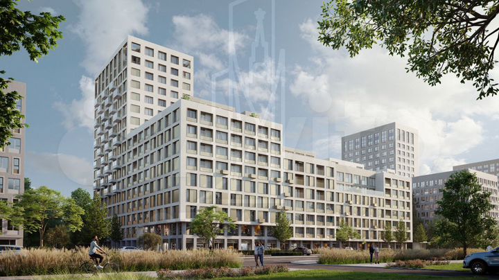 2-к. квартира, 61,1 м², 6/7 эт.