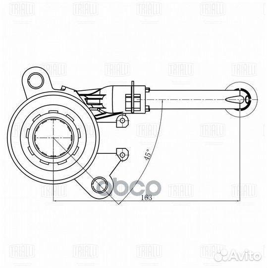 Муфта выкл. сцеп. Nissan Quashqai (06) гидравл